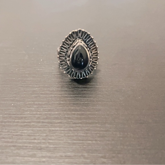Silver Ring Onyx - Picture 1 of 3